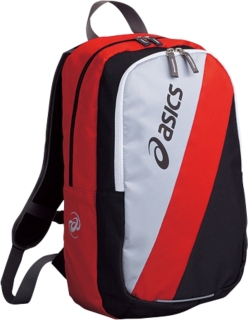 【ASICS/アシックス】 ジュニア用バックパック レッドxシルバー ユニセックス アシックス